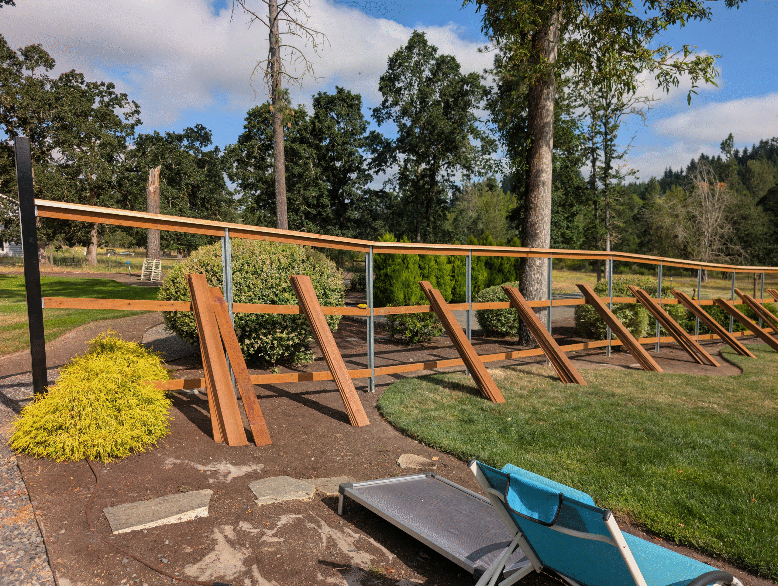 Fence Framing Process
