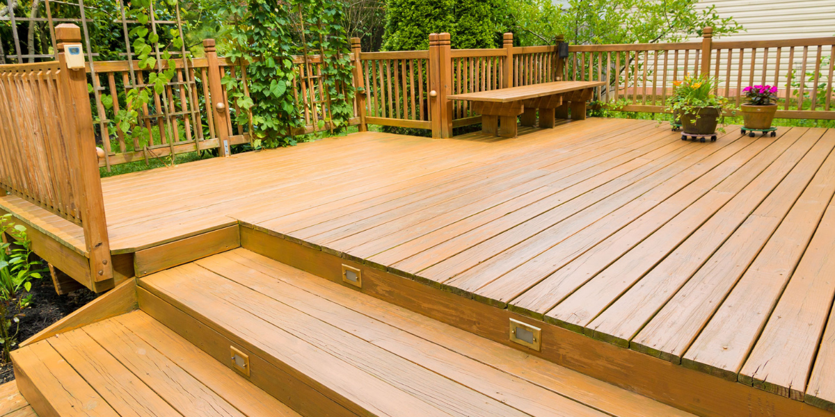 Deck on a Sloped Backyard
