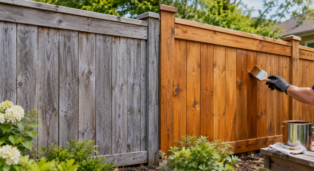 How Do You Stop a Wood Fence From Turning Gray